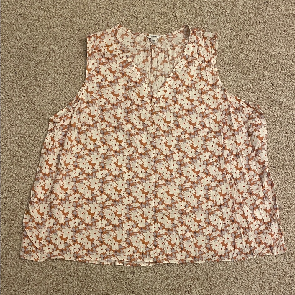Sonoma Floral Sleeveless Blouse